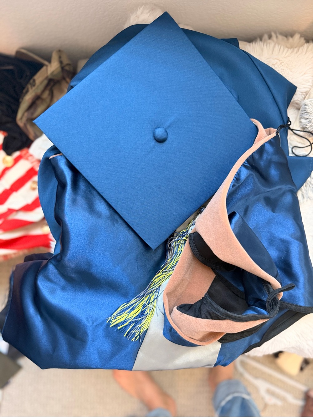 WGU Navy blue Graduation Cap and Gown cap gown tassel hood MBA